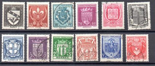 France Year 1941 Yvert No. 526/37 (o)